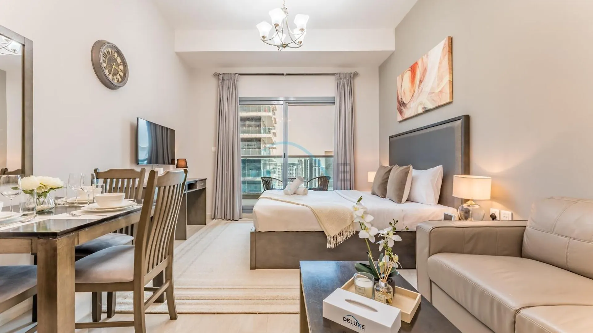 Apartment City View Studio Minutes To Burj Khalifa, Elite Business Bay Residence By Deluxe Holiday Homes Dubai